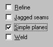 Only have Simple Planes checked