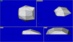 The hull is ¼ finished! - click for full image (22kb)