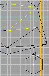 The hexagon should not be larger than the marked surfaces - click for full image (16kb)